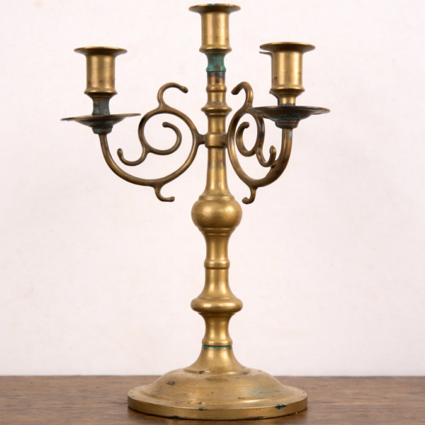 Candélabre Ancien en Bronze | Style Victorien Élégant
